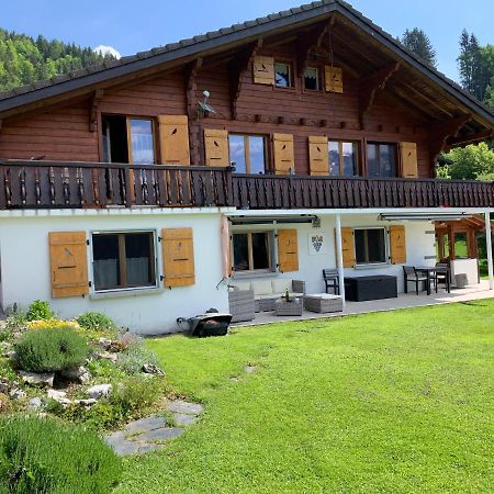 Chalet Le Slalom Arveyes Bagian luar foto