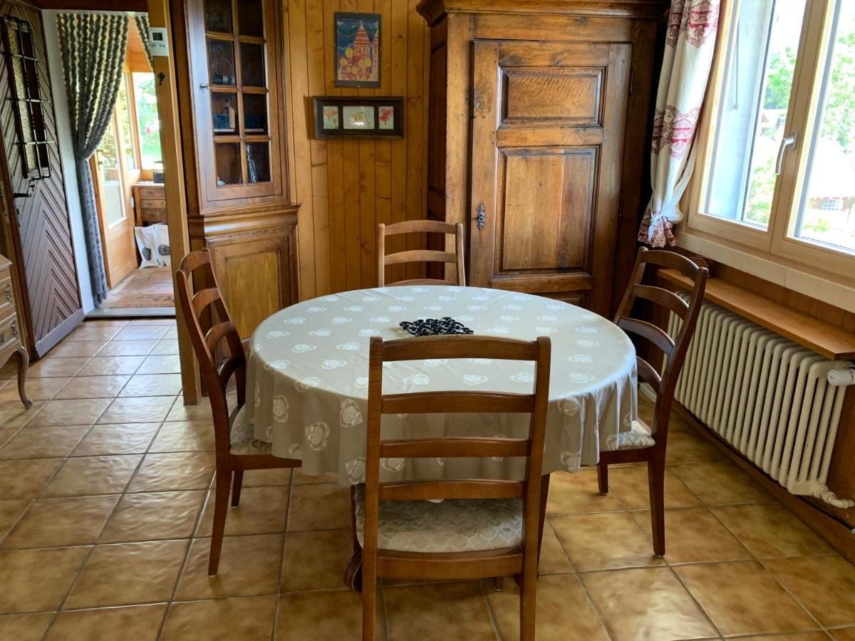 Chalet Le Slalom Arveyes Bagian luar foto