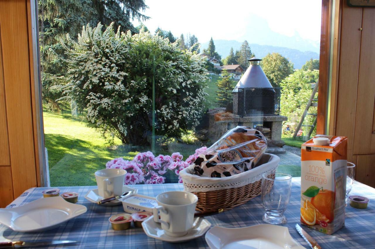 Chalet Le Slalom Arveyes Bagian luar foto